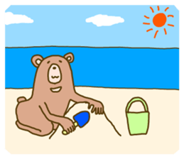 Akita bear sticker #6570756