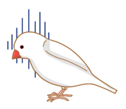 small bird Sticker sticker #6570832