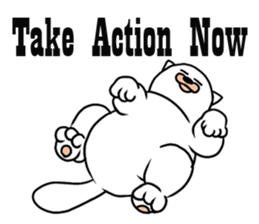 Big Fat Cat sticker #6570955