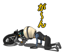 Ride naked bike sticker #6571329