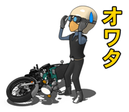 Ride naked bike sticker #6571330