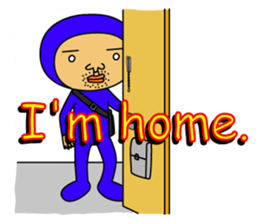 The Blue Man part2 (eng Ver.) sticker #6571427