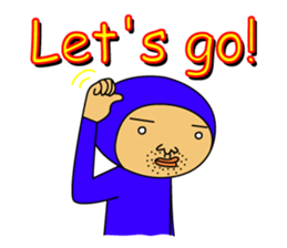 The Blue Man part2 (eng Ver.) sticker #6571432