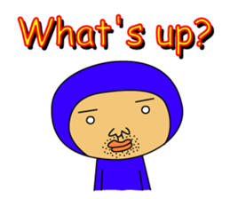 The Blue Man part2 (eng Ver.) sticker #6571434