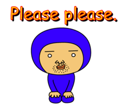 The Blue Man part2 (eng Ver.) sticker #6571436