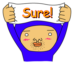 The Blue Man part2 (eng Ver.) sticker #6571437