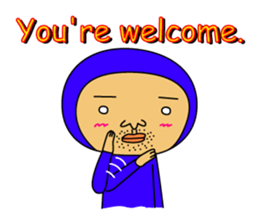 The Blue Man part2 (eng Ver.) sticker #6571440