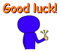 The Blue Man part2 (eng Ver.) sticker #6571450