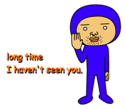 The Blue Man part2 (eng Ver.) sticker #6571451