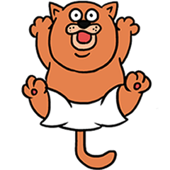 Fat Cat in Long Drawers