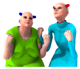 CANJOSAN 3D2 Sisters (English caption) sticker #6571641