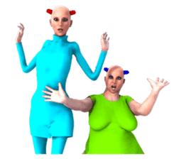 CANJOSAN 3D2 Sisters (English caption) sticker #6571662