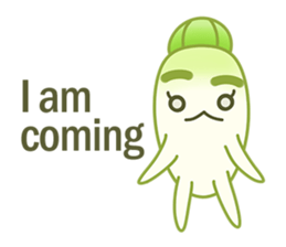 Aunty Ro-Big radish in summer sticker #6572544