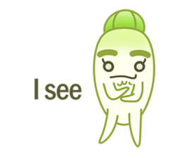 Aunty Ro-Big radish in summer sticker #6572546
