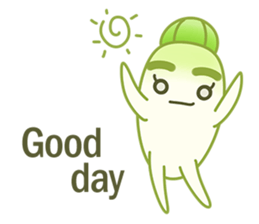 Aunty Ro-Big radish in summer sticker #6572548