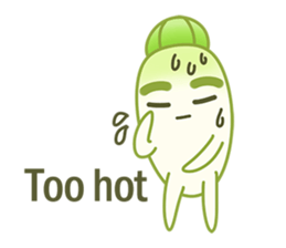 Aunty Ro-Big radish in summer sticker #6572549