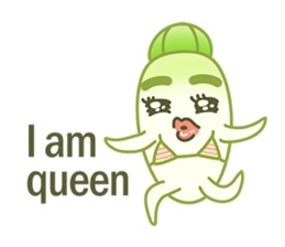 Aunty Ro-Big radish in summer sticker #6572552