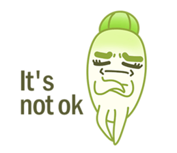 Aunty Ro-Big radish in summer sticker #6572564
