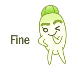 Aunty Ro-Big radish in summer sticker #6572565
