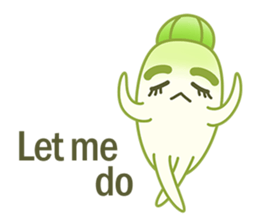 Aunty Ro-Big radish in summer sticker #6572570