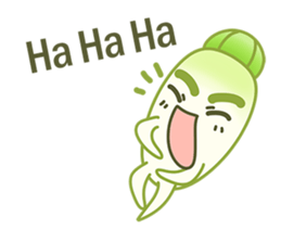 Aunty Ro-Big radish in summer sticker #6572571