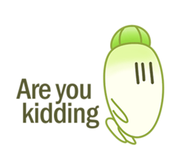 Aunty Ro-Big radish in summer sticker #6572576