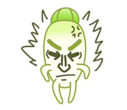 Aunty Ro-Big radish in summer sticker #6572581