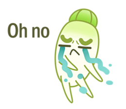 Aunty Ro-Big radish in summer sticker #6572582