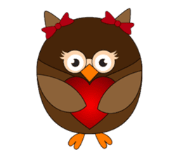 Happy Owl Family (ENGLISH Version) sticker #6573025