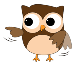Happy Owl Family (ENGLISH Version) sticker #6573028