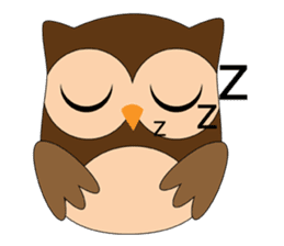 Happy Owl Family (ENGLISH Version) sticker #6573029