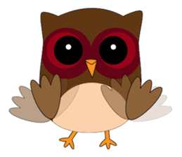 Happy Owl Family (ENGLISH Version) sticker #6573032
