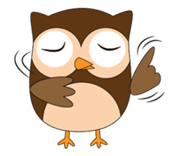 Happy Owl Family (ENGLISH Version) sticker #6573033