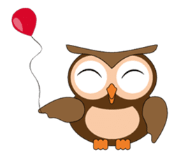 Happy Owl Family (ENGLISH Version) sticker #6573034