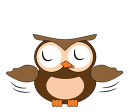 Happy Owl Family (ENGLISH Version) sticker #6573035