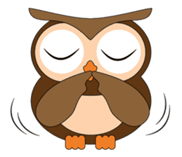 Happy Owl Family (ENGLISH Version) sticker #6573036