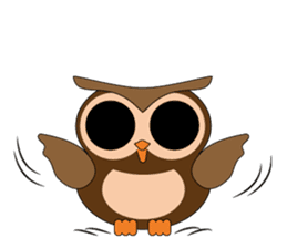 Happy Owl Family (ENGLISH Version) sticker #6573037