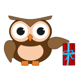 Happy Owl Family (ENGLISH Version) sticker #6573039