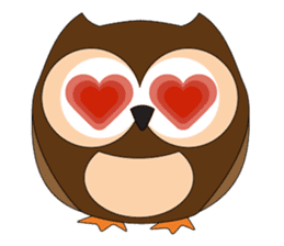 Happy Owl Family (ENGLISH Version) sticker #6573041
