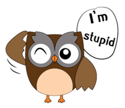 Happy Owl Family (ENGLISH Version) sticker #6573050