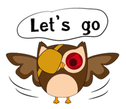 Happy Owl Family (ENGLISH Version) sticker #6573051