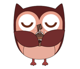 Happy Owl Family (ENGLISH Version) sticker #6573054