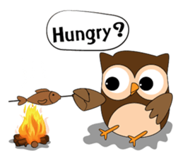 Happy Owl Family (ENGLISH Version) sticker #6573055