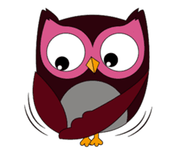 Happy Owl Family (ENGLISH Version) sticker #6573059