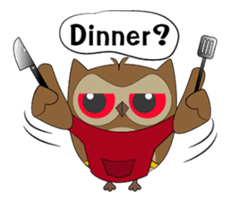 Happy Owl Family (ENGLISH Version) sticker #6573061