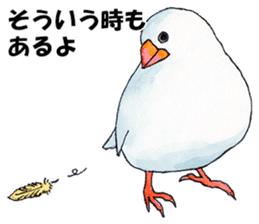 Lord Java sparrow's heavenly words. sticker #6573145