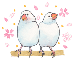 Lord Java sparrow's heavenly words. sticker #6573150