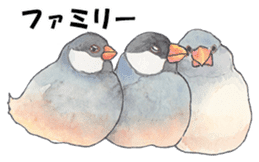 Lord Java sparrow's heavenly words. sticker #6573155