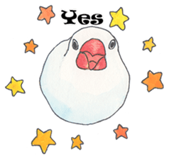 Lord Java sparrow's heavenly words. sticker #6573164