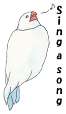 Lord Java sparrow's heavenly words. sticker #6573168